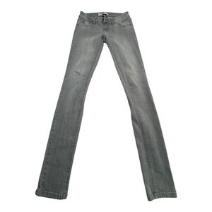 FIVE‎ by 7 For All Mankind Grey Wash Skinny Jeans Women's Size 3